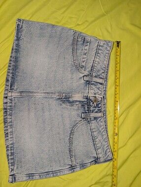 Hollister Denim Mini Skirt Skort